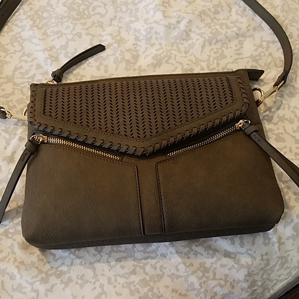 Torrid olive green crossbody purse